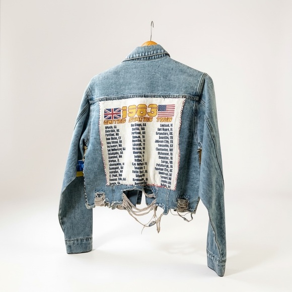 Handmade Jackets & Blazers - Upcycled Def Leppard Jacket